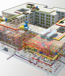 BIM Modell Felix Platter Spital Basel