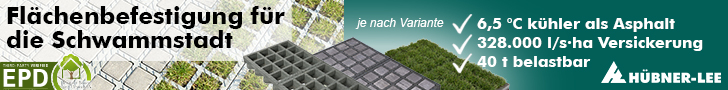 Flächen versiegelungsfrei und ökologisch befestigen mit dem TTE System von Hübner Lee Das TTE System von Hübner Lee